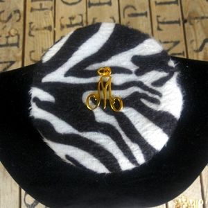 Vintage 1970s "M" Necklace Charm